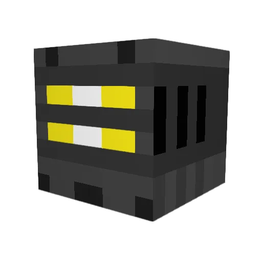 darksammer Minecraft avatar head, 3D render