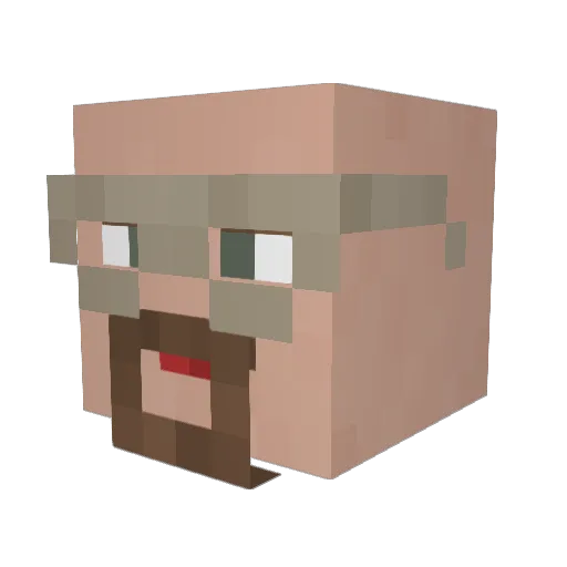 darksandwhich201 Minecraft avatar head, 3D render