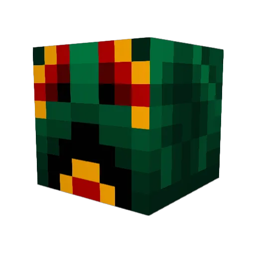 darksiders97 Minecraft avatar head, 3D render