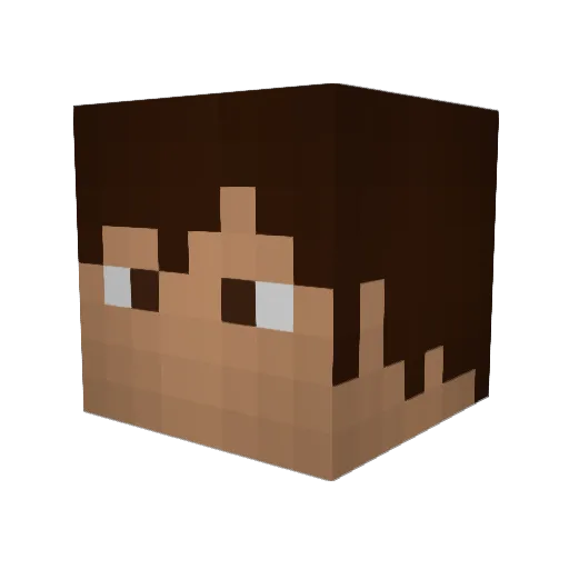 darkspider2002 Minecraft avatar head, 3D render
