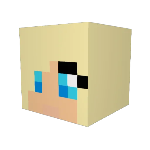 darkspyro115 Minecraft avatar head, 3D render