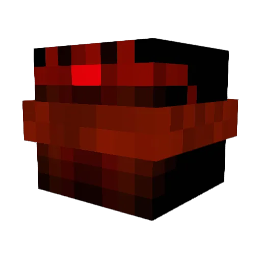 darkstaeker Minecraft avatar head, 3D render