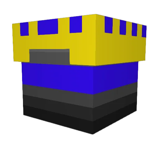 darkstalkers Minecraft avatar head, 3D render