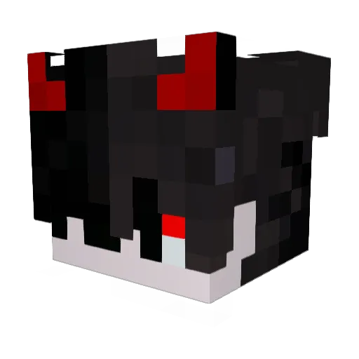darkstar2 Minecraft avatar head, 3D render