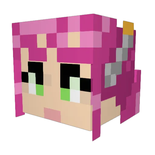 darksun05 Minecraft avatar head, 3D render