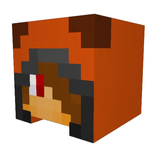 darktails78 Minecraft avatar head, 3D render