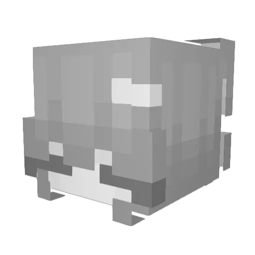 darktea14 Minecraft avatar head, 3D render