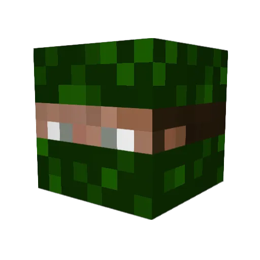 darkthorn9 Minecraft avatar head, 3D render
