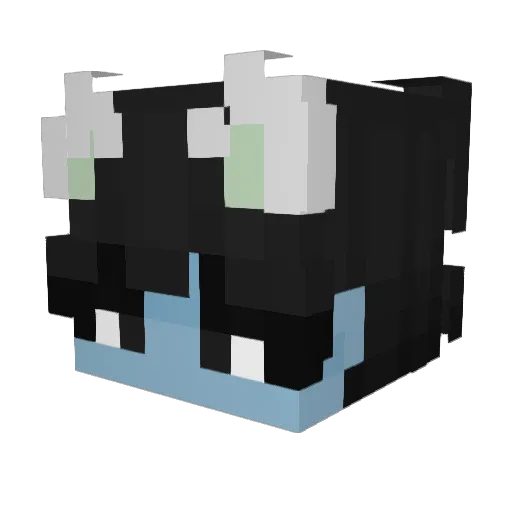 darkusvvv Minecraft avatar head, 3D render