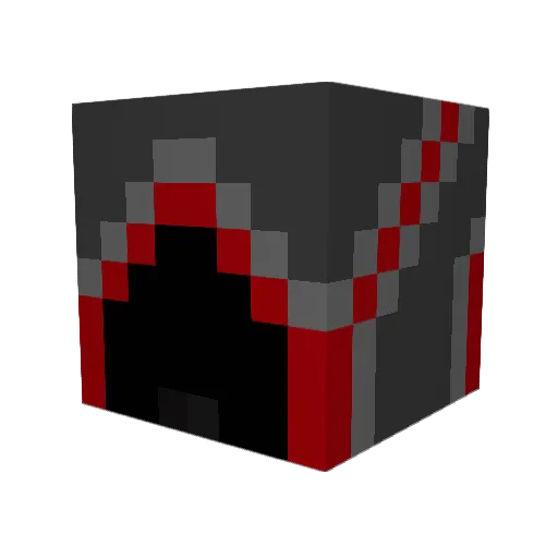 darkwarlord5 Minecraft avatar head, 3D render