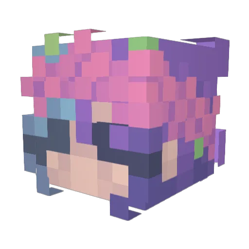 darkwebkillla69 Minecraft avatar head, 3D render