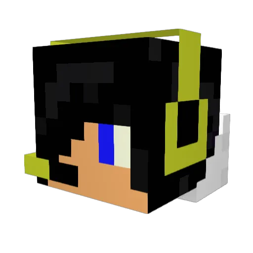 darkwizard91 Minecraft avatar head, 3D render