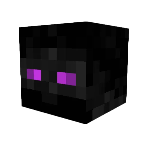 darkwolf1328 Minecraft avatar head, 3D render