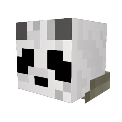 darkwulf72 Minecraft avatar head, 3D render