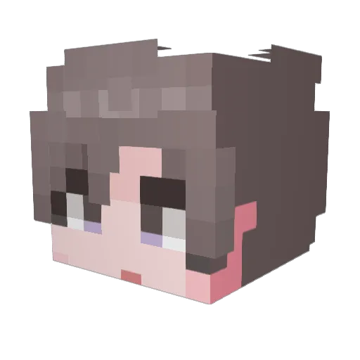 darkzero0709 Minecraft avatar head, 3D render