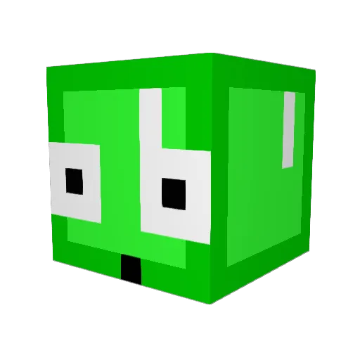 darlek_sec Minecraft avatar head, 3D render
