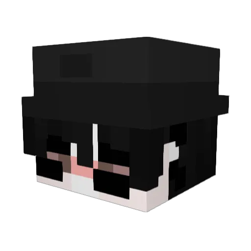 darlingnwe12 Minecraft avatar head, 3D render