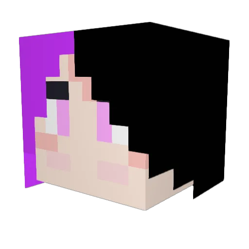 darmbles Minecraft avatar head, 3D render