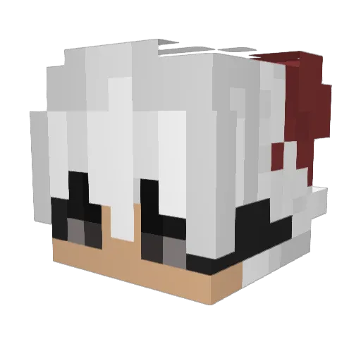 darnok2 Minecraft avatar head, 3D render