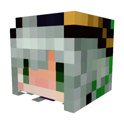 daro514 Minecraft avatar head, 3D render
