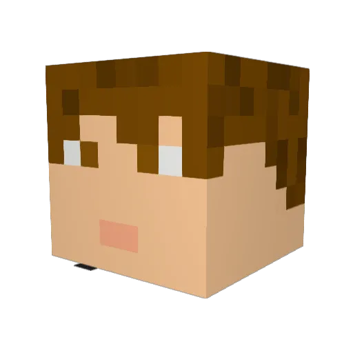 daronade101 Minecraft avatar head, 3D render