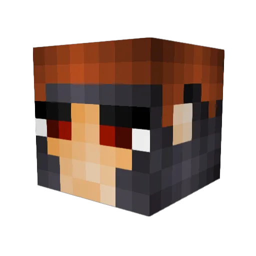 daronthedevious Minecraft avatar head, 3D render