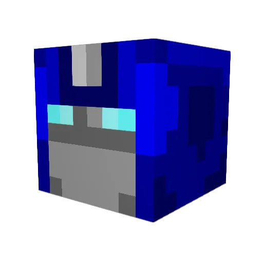 darrell26 Minecraft avatar head, 3D render