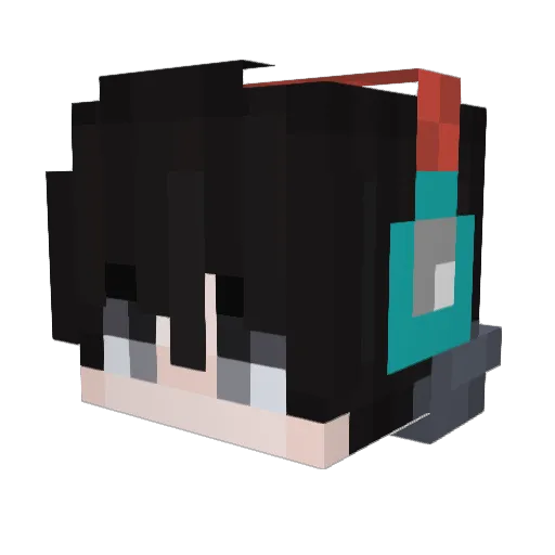 darren2417 Minecraft avatar head, 3D render