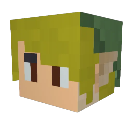 darrenrandy23 Minecraft avatar head, 3D render