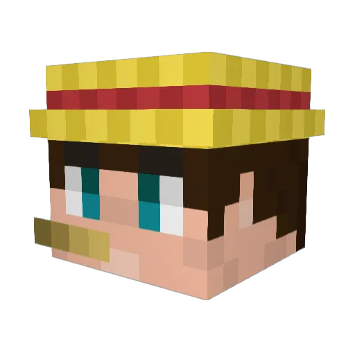 darrin719 Minecraft avatar head, 3D render