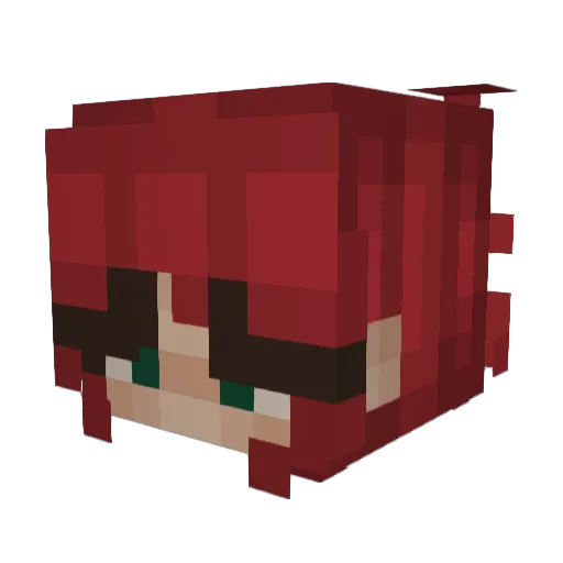darrrlinggg19 Minecraft avatar head, 3D render