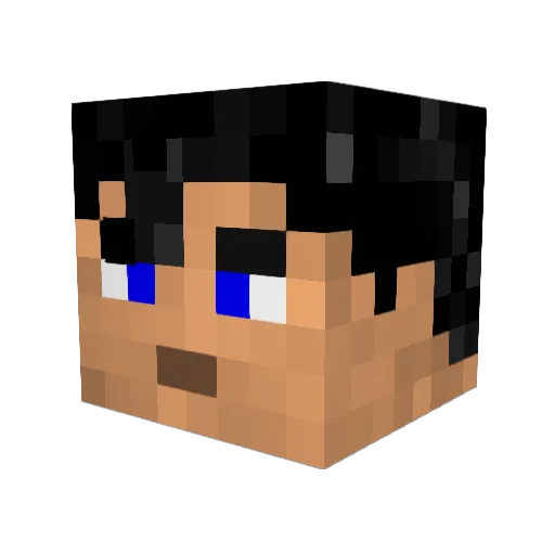 dart1123 Minecraft avatar head, 3D render