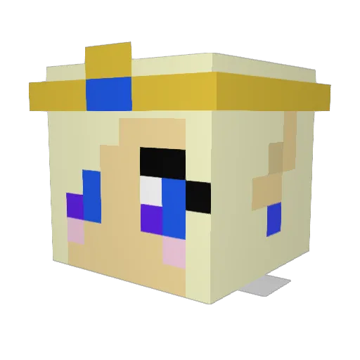 darth_biscuit03 Minecraft avatar head, 3D render