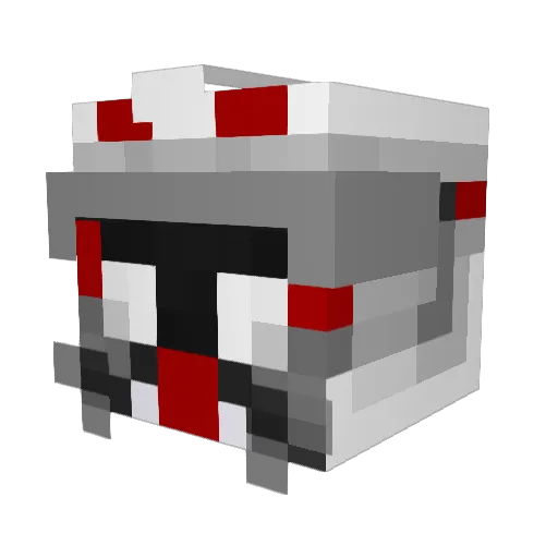 darth_clone Minecraft avatar head, 3D render