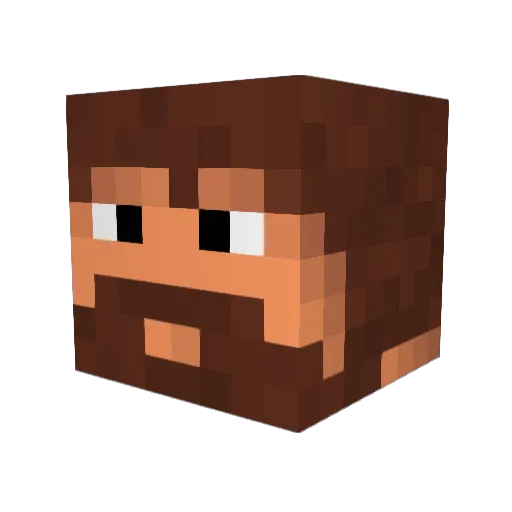 darth_waffles Minecraft avatar head, 3D render