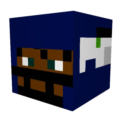 darthdemonic26 Minecraft avatar head, 3D render