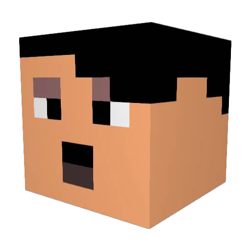 darthjarjar6989 Minecraft avatar head, 3D render