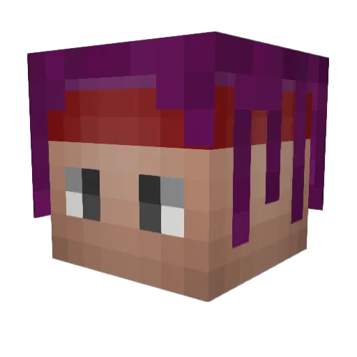 darthlex654 Minecraft avatar head, 3D render