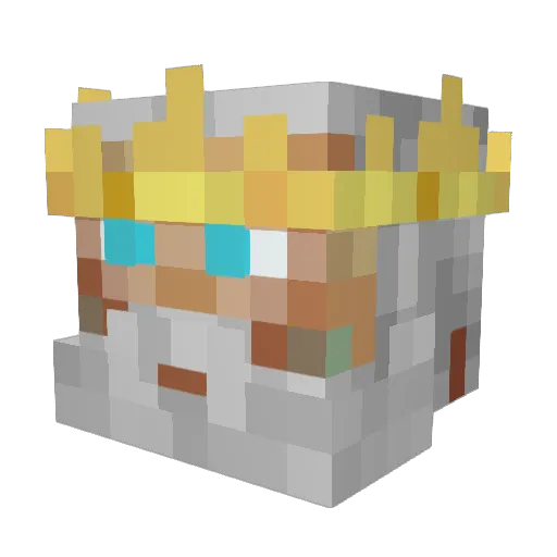 darthowl55 Minecraft avatar head, 3D render
