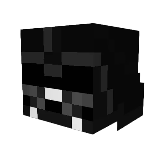 darthsamuel Minecraft avatar head, 3D render