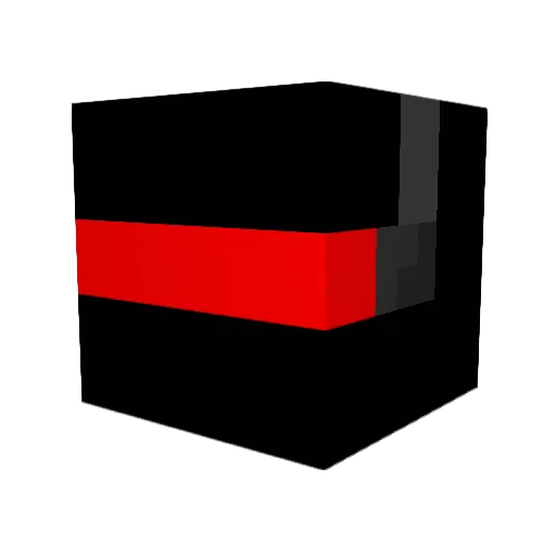 darthstickmen Minecraft avatar head, 3D render