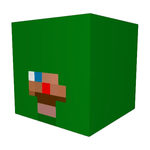 darthvader14634 Minecraft avatar head, 3D render