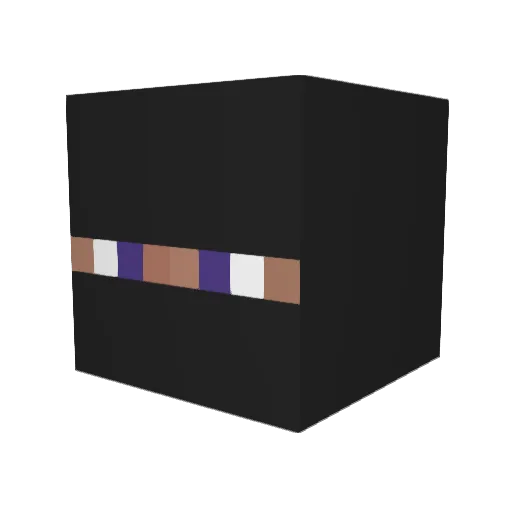 darttlord Minecraft avatar head, 3D render