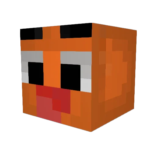 darwineusz Minecraft avatar head, 3D render