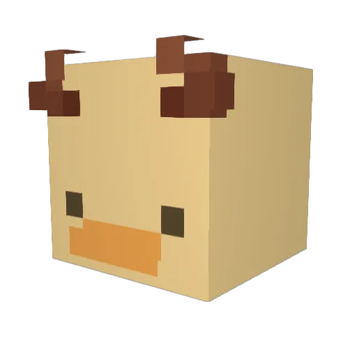 dasacee Minecraft avatar head, 3D render