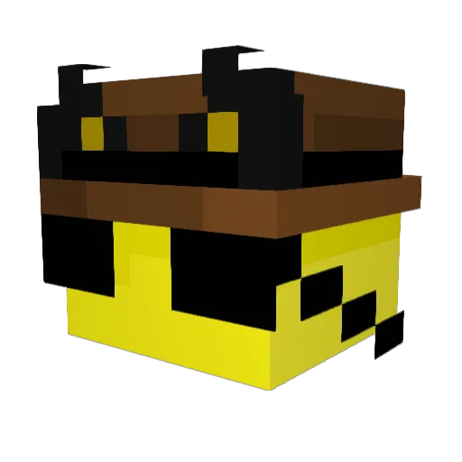 dashy31 Minecraft avatar head, 3D render