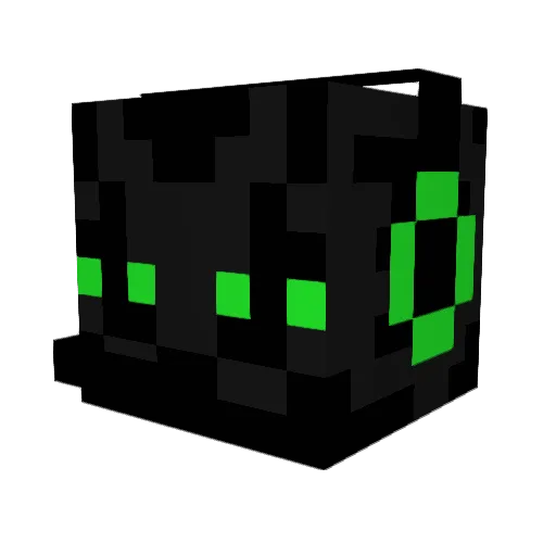 dasteroid Minecraft avatar head, 3D render