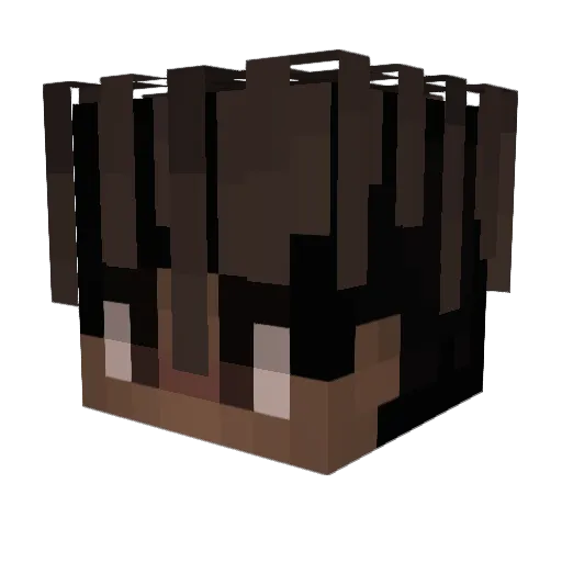 dastler Minecraft avatar head, 3D render