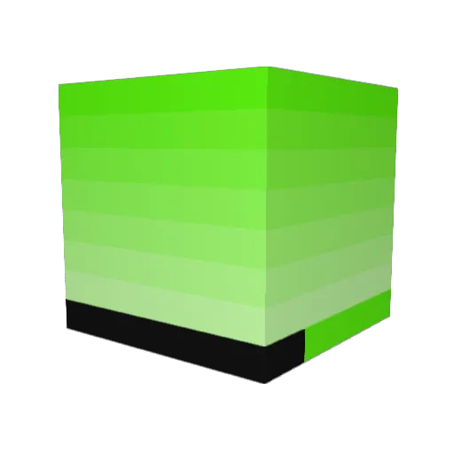 dastyu Minecraft avatar head, 3D render