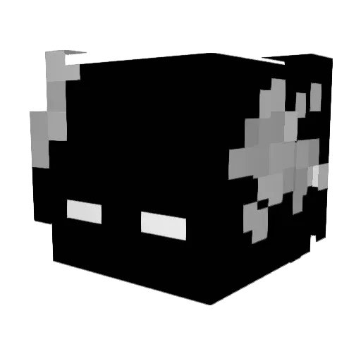 dasvey Minecraft avatar head, 3D render